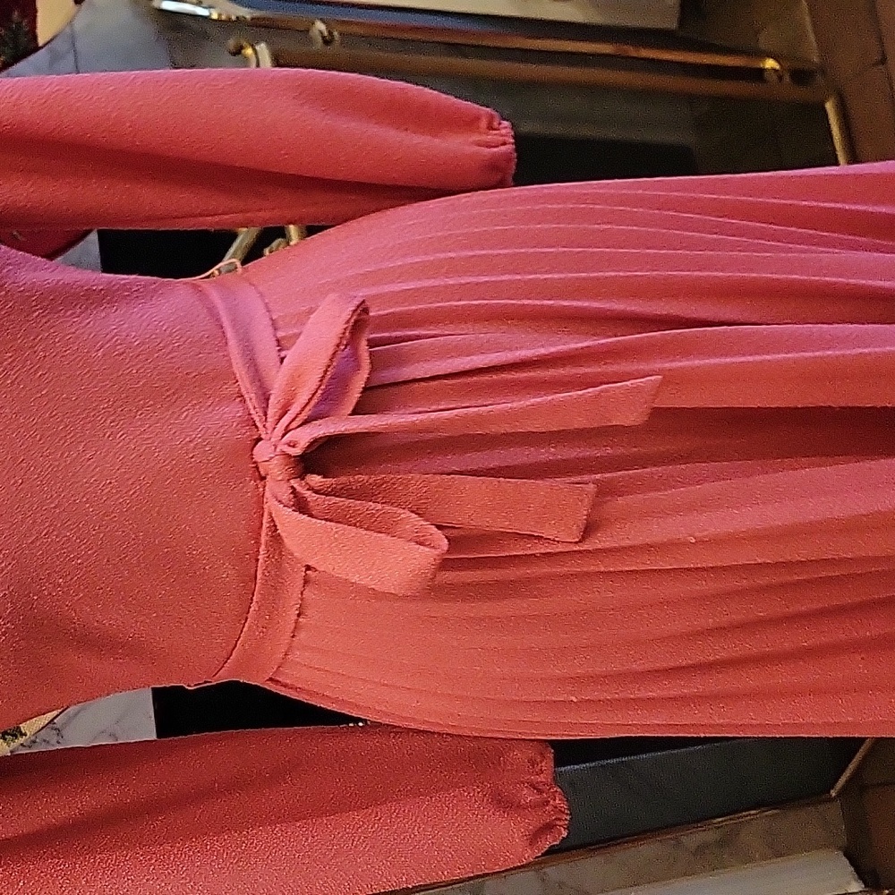 Vtg 70's Secretary Dress - Picture 3 of 8